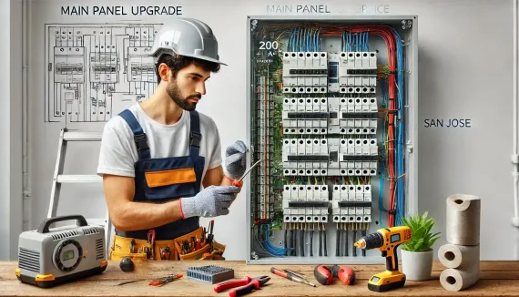 San Jose Main Panel Upgrade (200 Amp)