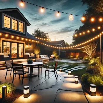 San Jose Backyard Lighting