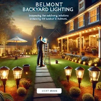 Belmont Backyard Lighting